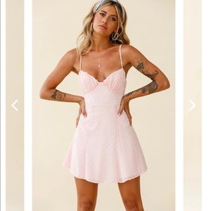 Selfie Leslie “Good Morning Angel” mini dress pink